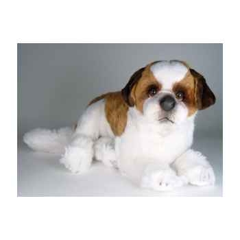 Peluche allongée Saint Bernard 50 cm Piutre -4228