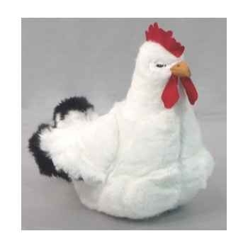 Peluche poule blanche 40 cm Piutre -700