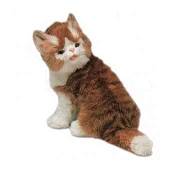 Peluche assise chat maine coon 30 cm Piutre -2381
