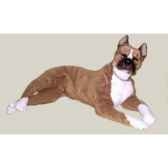 peluche allongee boxer 105 cm piutre 2282