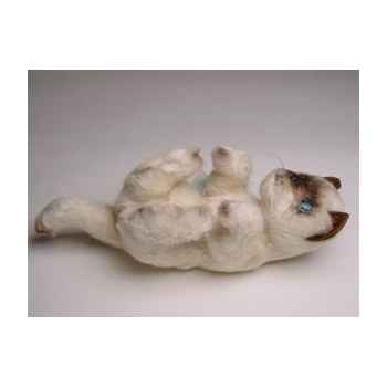 Peluche chaton siamois qui joue 20 cm Piutre -2449