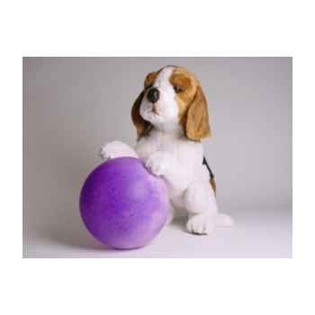 Peluche chiot beagle qui réclame 40 cm Piutre -2243