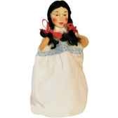 marionnette kersa dame avec robe blanche 30500