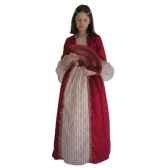 au fides contes robe de marquise rouge avec jupon taille 4 ans