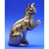 figurine chat catistic right leg up wu68599