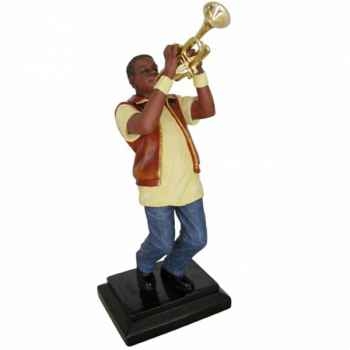 Figurine résine trompette Statue Musicien -Y10ZP-608