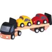 transport de voitures en bois plan toys 6043