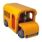 bus ecole mobile en bois plan toys 7503