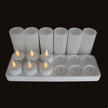 Set de 12 bougies led rechargeables Produits Zen -SCLR12