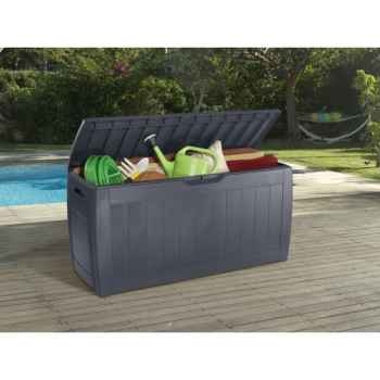 Coffre hollywood anthracite Chalet Jardin