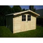 azur 3x3 chalet jardin