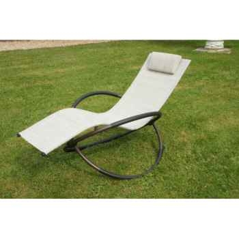 Bain de soleil swing beige Chalet Jardin -35-901070