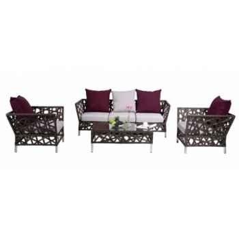 Fauteuil 77x77xh65 cm Chalet Jardin -35-902657