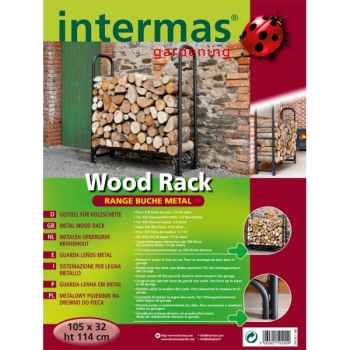 Wood rack (range buches métal) Intermas -150200