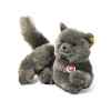 Peluche Steiff Chat des Chartreux Mizzi couché gris -st074219