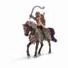 Chevalier ritter dragon à cheval avec fléau d'armes schleich -70101