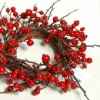 Couronne 45cm ac fruit rouge Peha -TR-27035