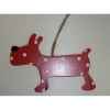 Fig a susp chien 10cm rouge/blanc Peha -TR-27950