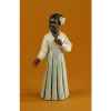 Figurine Jazz  La chanteuse en robe blanche - 3183