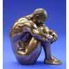 Figurine Body Talk - Homme bronze Man sitting - WU71752