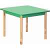 Table carrée en couleurs vert Novum -4478923