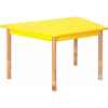 Table en couleurs trapèze jaune Novum -4478934