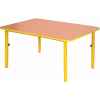 Table novum hauteur ajustable 40-59 cm jaune -4411005