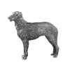 Figurines étains Chiens deerhound assis et debout- -AD010