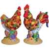 Figurine Poule et Coq Sel et Poivre Pot Pie Poultry in motion -PM16704