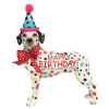 Figurine Chien Dalmatien Anniversaire -HB16905