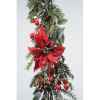 Guirlande poinsettia baies Kaemingk -685187