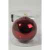 Boule uni brillant 150 mm bordeaux Kaemingk -113066