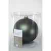 Boule uni mat 150mm vert classique Kaemingk -113656