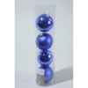 Boules machine uni brill-mat 100mm bleu de cobalt Kaemingk -141567