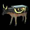 Vache Coffee Cream Table Cow Art in the City - 80902