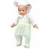Bébé Petit Calin-36 cm-blanc-Petit mouton-corps souple-yeux dormeurs-623695