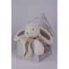 Doudou et Compagnie Doudou Lapin bonbon 75 cm+coffre - taupe -1249