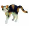 Figurine bullyland chat domestique marron et noir -b66362