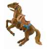 Figurine bullyland cheval de cowboy se cabrant -b80674