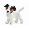 Peluche steiff jack russell chiot strupy, noir/blanc/brun -083730