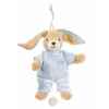 Peluche steiff lapin hoppel avec boîte à musique, bleu -237515