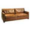 Canapé viscount en cuir 3 places couleur cognac h 850 x 2230 x 1000 arteinmotion DIV-VIS0068