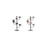 2 Chandeliers de table Spiral finition cuivre Aristo - 824260