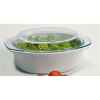 Pyrex cocotte ovale 3.5 l blanche - pyroflam -004754