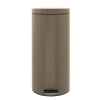 Brabantia poubelle à pédale 30 l taupe -005125