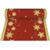 Chemin de table, aspect textile, airlaid 24 m x 40 cm rouge 