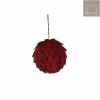 Ornement boule d15 rouge -105287