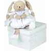 Lapin celeste - range-pyjama Doudou et Compagnie -DC2402