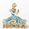 Caring & courageous cinderella with jaq & gus Figurines Disney Collection -4037511