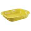 Revol grand plat rectangulaire jaune - froissé Cuisine -9925